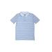 Nike Short Sleeve Polo Shirt: Blue Print Tops - Kids Girl's Size Medium