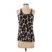 INC International Concepts Sleeveless Blouse: Brown Tops - Women's Size Small