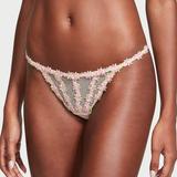 Women's Victoria's Secret Rosebud Embroidery String Bikini Panty