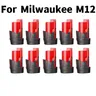 Batterie aste pour Milwaukee M12 outil Milwaukee M12 48 11 3500 2402 48 11 2411