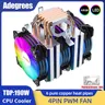 90MM ARGB CPU Cooler 6 Heatpipes 4PIN PWM PC Processor radiatore per Intel LGA 1366 1151 1156 1700
