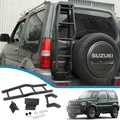 Staffa per scala da arrampicata per portellone posteriore per Auto per Suzuki Jimny JB43 2007-2017 accessori esterni per Auto in lega di alluminio per Auto