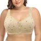 Soutien Gorge en Coton à Fermeture Frontale Tenue Confortable Sans Armature Camisole Souple et