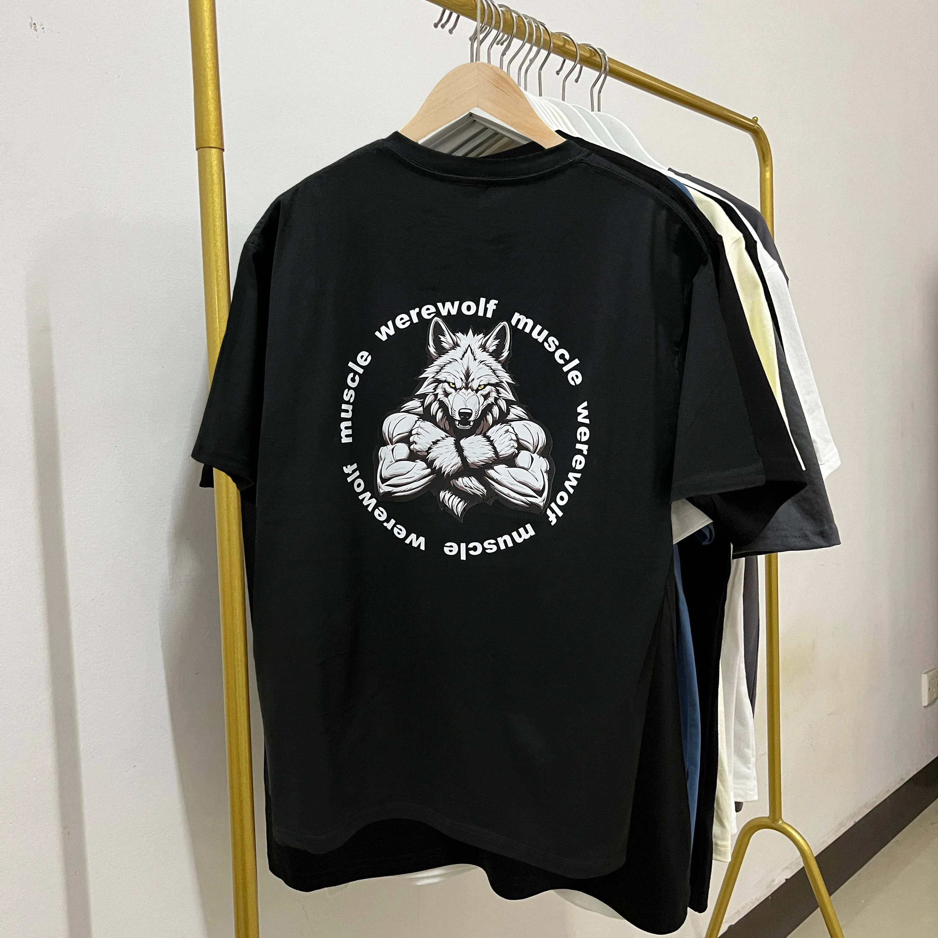 Männer T-shirt Sport Muscle Fitness T Shirt Blusen Lose Kurzarm Sommer Bodybuilding T Tops Image