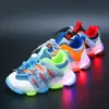 Zapatillas Kinder Turnschuhe Sommer Kinder Schuhe Leuchtende Mädchen Schuhe Atmungsaktive Mesh Kinder Tennis Schuhe Jungen Casual Schuhe Sah Comer Crки