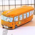 VOSS students Kids Cats School Bus pencil case bag office stationery bag FreeShipping