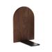 Jzenzero Natural Creative Wood Bookend Holder Reusable Resistance To Fall Bookshelf Book Stand Party Supplies For Home Ornament A Small