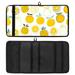 OWNTA Watercolor Lemon Orange Fruits Pattern Polyester Oxford Cloth Pencil Case Organizer - Efficient Storage Solution with Large Size 26x50.5 cm