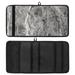 OWNTA Grey Marble Texture Background Pattern Polyester Oxford Cloth Pencil Case Organizer - Efficient Storage Solution with Large Size 26x50.5 cm