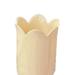 Pen Holder Tulip Shape Innovative Vintage Photo Props Large Capacity Pencil Holder for Office Study Room Home Yellow