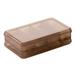 10 Grids Jewelry Storage Box Double-layer Double-open Jewelry Storage Box With Lid