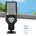 Apmemiss Clearance Solar Street Light Outdoor IP65 Waterproof Outdoor Solar Powered Street Lights LED Solar Street Light with Motion Sensor for Yard Garage Garden Patio Front Door