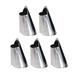 Tinksky 5pcs Adjustable Stainless Steel Finger Protector Manual Peeling Beans Device Kitchen Convenience Tools for Cutting Dicing Peeling Skinning