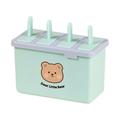 Zainafacai Kitchen Gadgets Popsicle Artifact Popsicle Box Food Grade with Lid Household Do Popsicle Box Four Grids Ice Tray Green