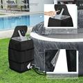 Trayknick UV Resistant Hot Tub Spa Heater Pump Cover - Waterproof Insulated Pump Cover Accessory with Zipper Closure