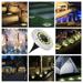 WSBDENLK 16 Leds Solar Lights Outdoor with S-Ilver Frosted Solar Ground Lights Outdoor L-Awn Lamp Yard Garden Decor Spring Summer Solar Ground Lights Yard Lights Outdoor Solar Powered