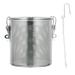 2 pcs Reusable Spice Container Marinade Cage Soup Spice Filter for Home Use (Silver)