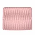 Zainafacai Kitchen Gadgets Silicone Dish Drying Mat for Multiple Usage Easy Clean Heat Silicone Mat for Kitchen Counter or Sink Refrigerator or Drawer Liner Hot Pads for Kitchen B