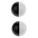 2 Pcs Golf Black and White Ball Golf Products Golf Training Equipment Golf Training Florbal