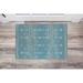 WOOD BLOCK AQUA Doormat By Kavka Designs