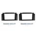 2X 2 Din Car Radio Fascia for X5 E53 99-06 Stereo Frame Plate Adapter Mounting Dash Installation Bezel Trim Kit
