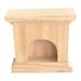 1pc Model Fireplace Imitation Wooden Fireplace Toy Simulation Prop for Decor