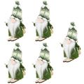 5pcs Skiing Snow Santa Gnome Christmas Gnome Hanging Ornament Xmas Gnome Doll