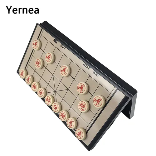 Yernea Magnet Chinesisches Schach Stück Schachbrett Schach Spiel Set Mit Puzzle Außen Chinesische Spielen Unterhaltung Magnet Spiel