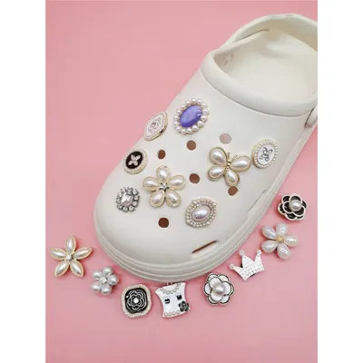 Ciondoli per scarpe di Design per gioielli che fanno strass di lusso Croc Pins ornamenti zoccoli scarpe decorazione fibbia accessori regali per ragazze