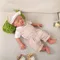 18 zoll Reborn Baby Boy Simulation Silikon Touch Puppe Nette Handgemachte Puppe Weiche Wasserdichte Schlafen Baby Spielzeug Frühen Bildung Geschenk