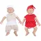 IVITA WG1531 49cm 3,56 kg 100% Volle Körper Silikon Reborn Baby Puppe Realistische Baby Spielzeug mit Kleidung für Kinder weihnachten Geschenk