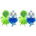 4 Pcs Cartoon Shower Loofah Mesh Bath Shower Sponge Toddler Body Sponge Kids Loofah