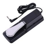 Universal Piano Keyboards Sustain Foot Pedal with Piano Style Action for Electronic Keyboards Digital Piano Compatible with Yamaha Roland Korg (Black)