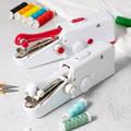 Handheld 101 Sewing Machine Portable Electric Mini Sewing Machine Home Mini Sewing Machine (White) Handheld 101 Sewing Machine Portable Electric Mini Sewing Machine Household Mini Sewing Machineï¼ˆwhite