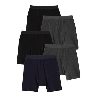 Men's Big & Tall 5-Pack Cycle boxer briefs by KingSize in Assorted Basic (Size 9XL)