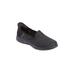 Women's Hands-Free Slip-Ins™ Captivating Flat by Skechers in Black Medium (Size 7 1/2 M)