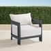 Porticello Lounge Chair in Matte Black Aluminum - Charcoal - Frontgate