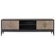 Bloomingville Shagreen Faux Leather 4 Door TV Unit