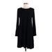 Old Navy Casual Dress - A-Line: Black Solid Dresses - Women's Size Medium