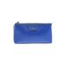 Kate Spade New York Leather Shoulder Bag: Blue Solid Bags