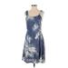 Urban Outfitters Casual Dress - A-Line Scoop Neck Sleeveless: Blue Dresses - Women's Size Small