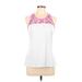 Grand Slam Active Tank Top: White Activewear - Women's Size Large