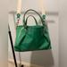 Coach Bags | Coach Poppy Large Bag Green Leather | Color: Green | Size: Os