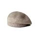 CBLdF Beanie Fashion Women Hat Solid Color Warm Beret Vintage Knitted Beret Hat Autumn Winter Lady Cap-coffee Style 1