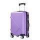 REEKOS Carry-on Suitcase Luggage Hardcase Luggage Suitacse with Spinner Wheels,Spinner Wheels Lightweight Hardshell Carry-on Suitcases Carry On Luggages (Color : Purple, Size : 24in)