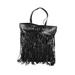 Victoria's Secret Bags | 014- Nwot Victoria Secret Black Large Flirty Fringed Weekend Tote | Color: Black | Size: 17x5x16