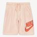 Nike Bottoms | L Nike Little Boys Kids Unisex Sportswear Club Logo Casual Comfy Shorts Nwt Xs | Color: Orange/Pink | Size: Xsb