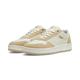 Sneaker PUMA "Court Classic Suede Sneakers Erwachsene" Gr. 40.5, weiß (alpine snow toasted almond white beige) Schuhe Puma