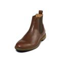 Chelseaboots MARC O'POLO "aus edlem Rindleder" Gr. 45, braun Herren Schuhe Boots Stiefel