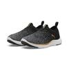 Laufschuh PUMA "Softride Premier Slip-On Strick-Laufschuhe Damen", Gr. 37, schwarz (schwarz gold cool schwarz gray), Obermaterial: Synthetik, Textil; Futter: Textil; Innensohle: Textil; Laufsohle: Synthetik, Gummi, Schuhe